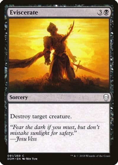 Eviscerate Dominaria Magic card