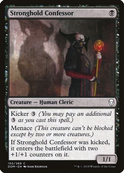Stronghold Confessor Dominaria Magic card