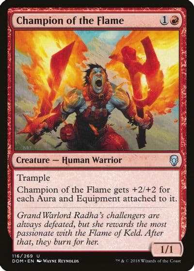 Champion of the Flame Dominaria Magic card