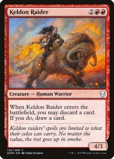 Keldon Raider Dominaria Magic card