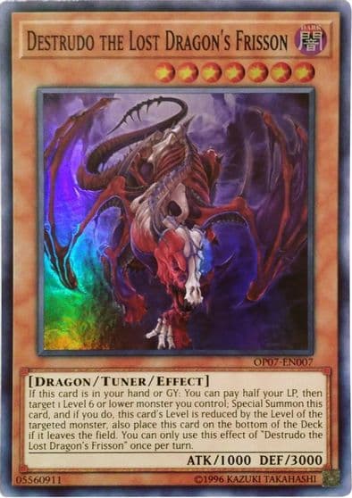 Destrudo the Lost Dragons Frisson OTS Tournament Pack 7 Yu-Gi-Oh! card