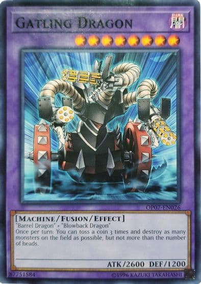 Gatling Dragon OTS Tournament Pack 7 Yu-Gi-Oh! card