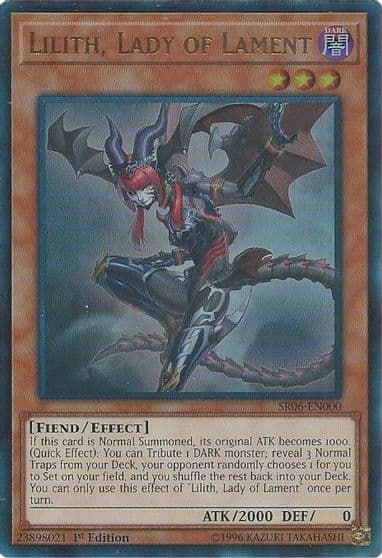 Lilith Lady of Lament Structure Deck: Lair of Darkness Yu-Gi-Oh! card