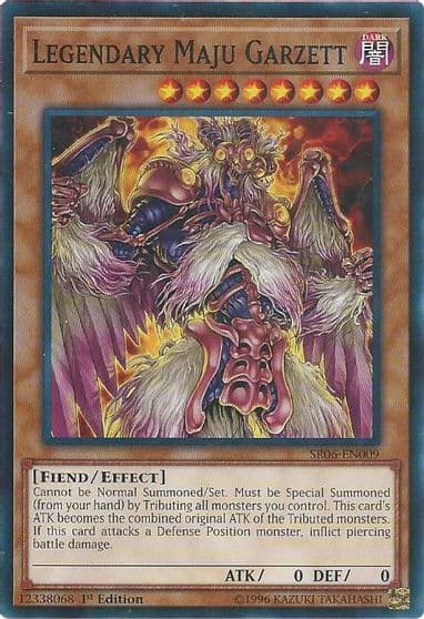 Legendary Maju Garzett Structure Deck: Lair of Darkness Yu-Gi-Oh! card