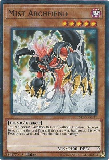 Mist Archfiend Structure Deck: Lair of Darkness Yu-Gi-Oh! card