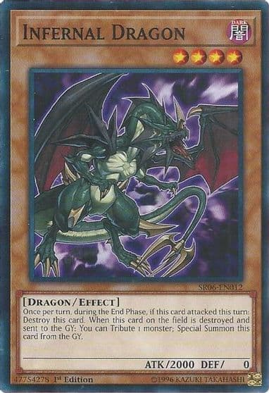 Infernal Dragon Structure Deck: Lair of Darkness Yu-Gi-Oh! card