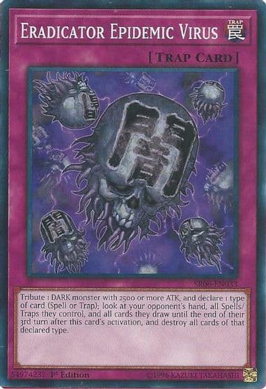 Eradicator Epidemic Virus Structure Deck: Lair of Darkness Yu-Gi-Oh! card