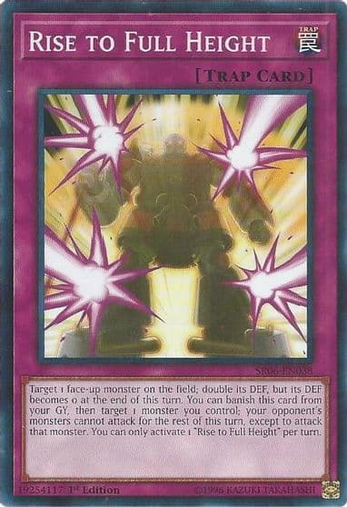 Rise to Full Height Structure Deck: Lair of Darkness Yu-Gi-Oh! card