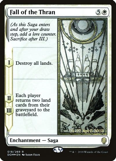 Fall of the Thran Prerelease Cards Magic card