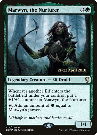 Marwyn the Nurturer Prerelease Cards Magic card