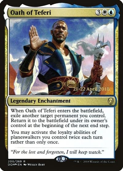 Oath of Teferi Prerelease Cards Magic card