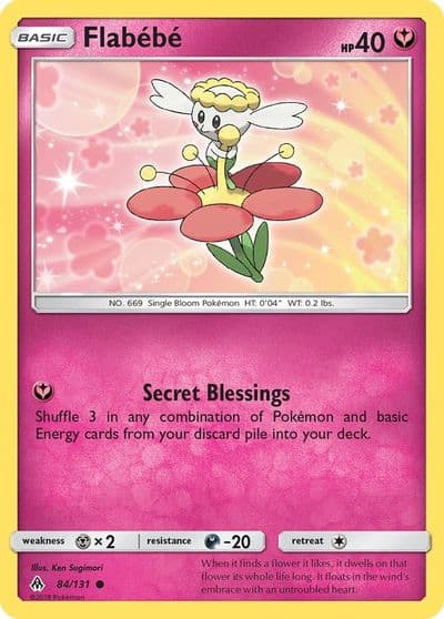 Flabebe (84) SM - Forbidden Light Pokemon card