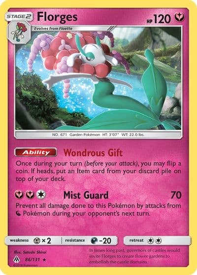 Florges SM - Forbidden Light Pokemon card
