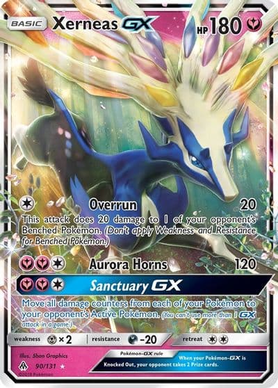 Xerneas GX SM - Forbidden Light Pokemon card