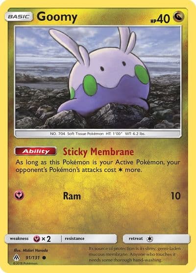 Goomy (91) SM - Forbidden Light Pokemon card