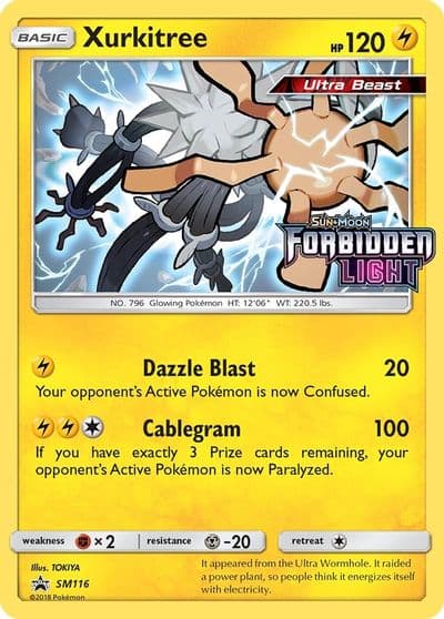 Xurkitree - SM116 (Prerelease) SM Promos Pokemon card