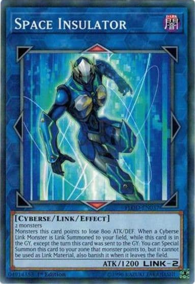 Space Insulator Flames of Destruction Yu-Gi-Oh! card