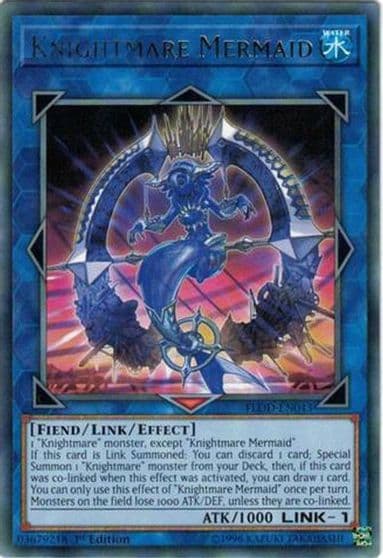 Knightmare Mermaid Flames of Destruction Yu-Gi-Oh! card