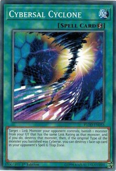 Cybersal Cyclone Flames of Destruction Yu-Gi-Oh! card