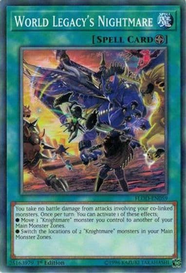 World Legacys Nightmare Flames of Destruction Yu-Gi-Oh! card