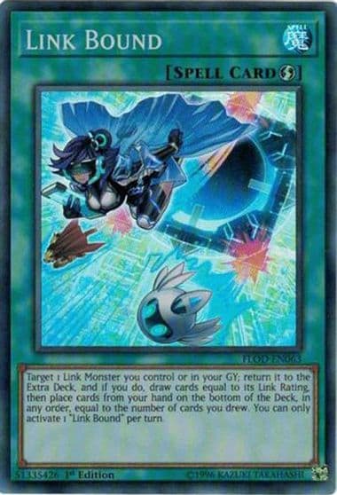 Link Bound Flames of Destruction Yu-Gi-Oh! card