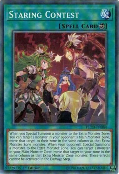 Staring Contest Flames of Destruction Yu-Gi-Oh! card