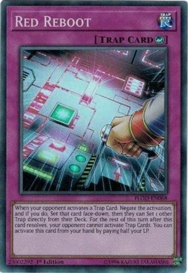Red Reboot Flames of Destruction Yu-Gi-Oh! card