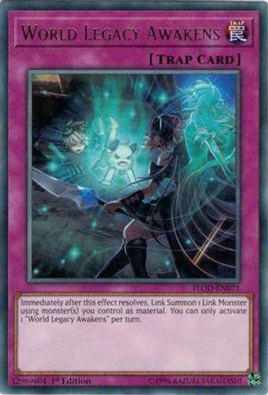 World Legacy Awakens Flames of Destruction Yu-Gi-Oh! card