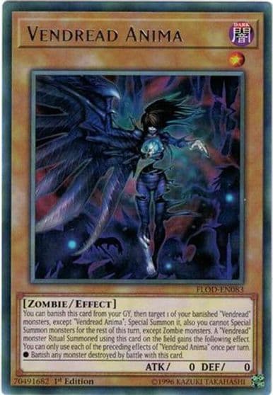 Vendread Anima Flames of Destruction Yu-Gi-Oh! card