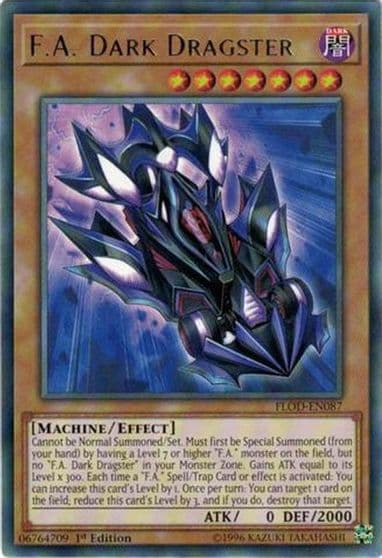 FA Dark Dragster Flames of Destruction Yu-Gi-Oh! card