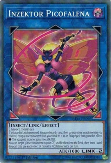 Inzektor Picofalena Flames of Destruction Yu-Gi-Oh! card