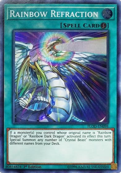 Rainbow Refraction Flames of Destruction Yu-Gi-Oh! card