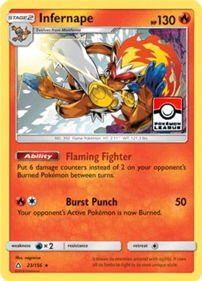Infernape (Pokemon League) League & Championship Cards Pokemon card