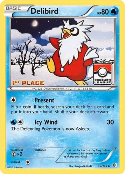 Delibird (Pokemon League) [1st Place] League & Championship Cards Pokemon card