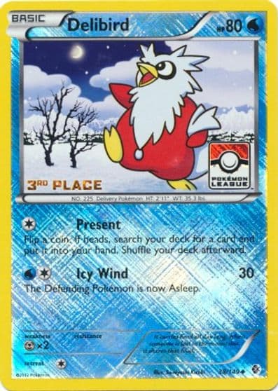 Delibird (Pokemon League) [3rd Place] League & Championship Cards Pokemon card