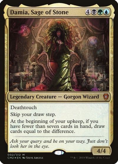 Damia Sage of Stone Commander Anthology Volume II Magic card