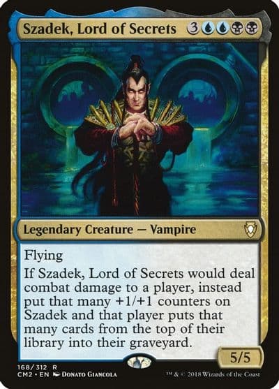 Szadek Lord of Secrets Commander Anthology Volume II Magic card