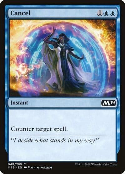 Cancel Core Set 2019 Magic card