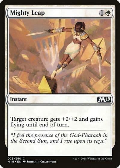 Mighty Leap Core Set 2019 Magic card