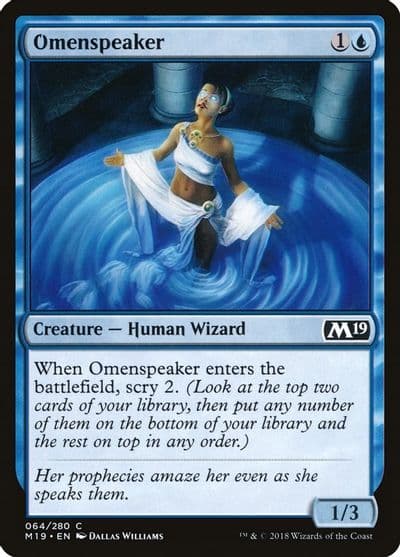Omenspeaker Core Set 2019 Magic card