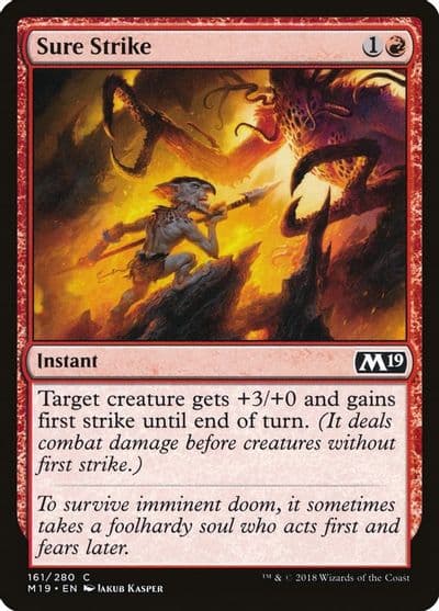 Sure Strike Core Set 2019 Magic card
