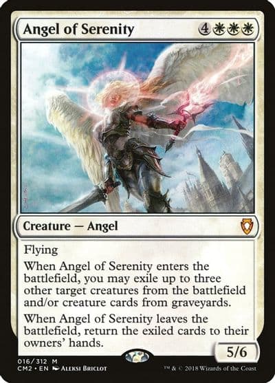 Angel of Serenity Commander Anthology Volume II Magic card