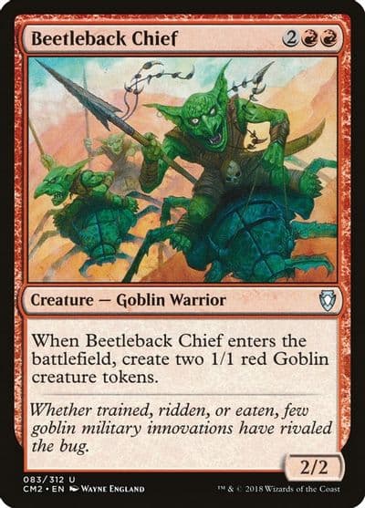 Beetleback Chief Commander Anthology Volume II Magic card