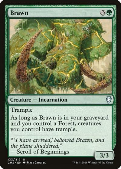 Brawn Commander Anthology Volume II Magic card