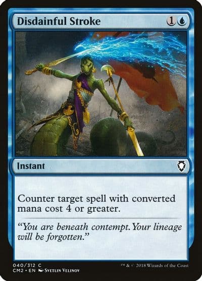 Disdainful Stroke Commander Anthology Volume II Magic card