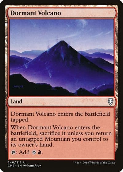 Dormant Volcano Commander Anthology Volume II Magic card