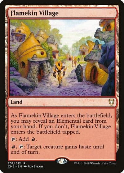 Flamekin Village Commander Anthology Volume II Magic card