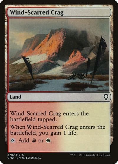 Wind Scarred Crag Commander Anthology Volume II Magic card