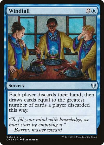 Windfall Commander Anthology Volume II Magic card