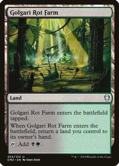 Golgari Rot Farm Commander Anthology Volume II Magic card